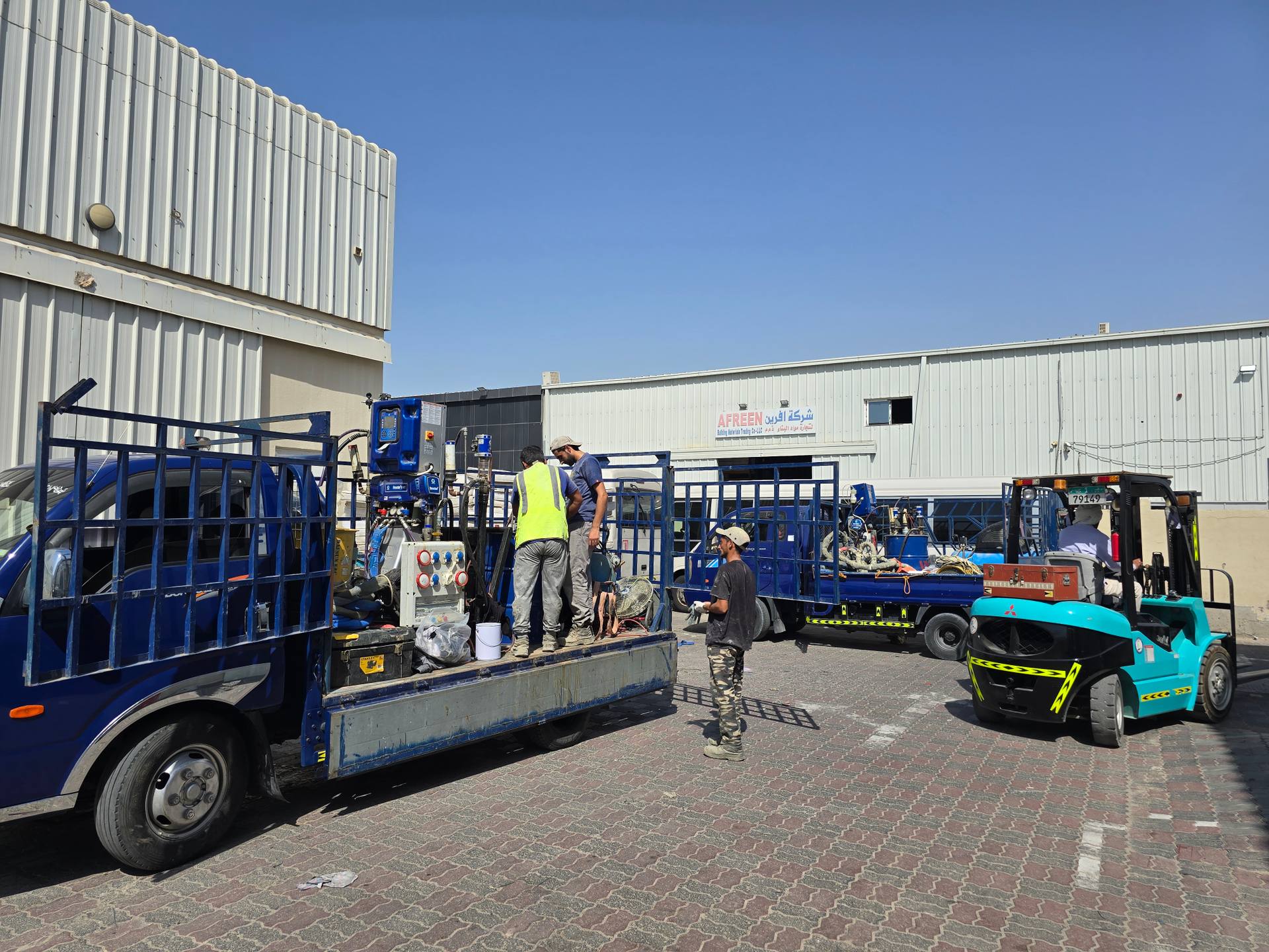 Polyurea spray application by TEXSA technical team